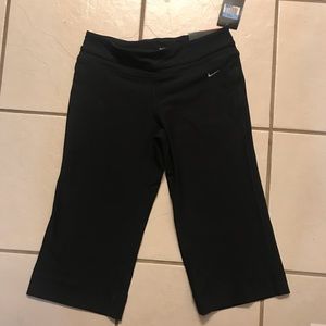 Nike women’s Dri-fit black work out Capri pants